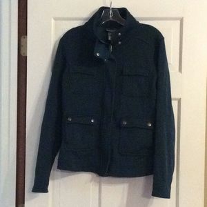 Patagonia fleece lined knit utility jacket